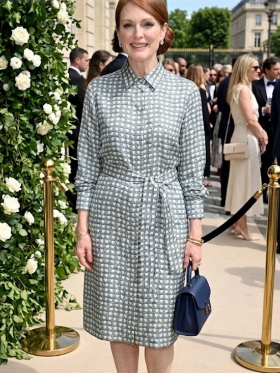 MaxMara Dresses & Skirts - Max Mara Cupido Silk Logo Monogram Shirt Dress Geometric Midi Quiet Luxury